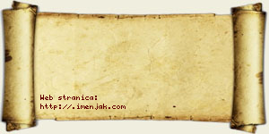 Janko Bebić vizit kartica